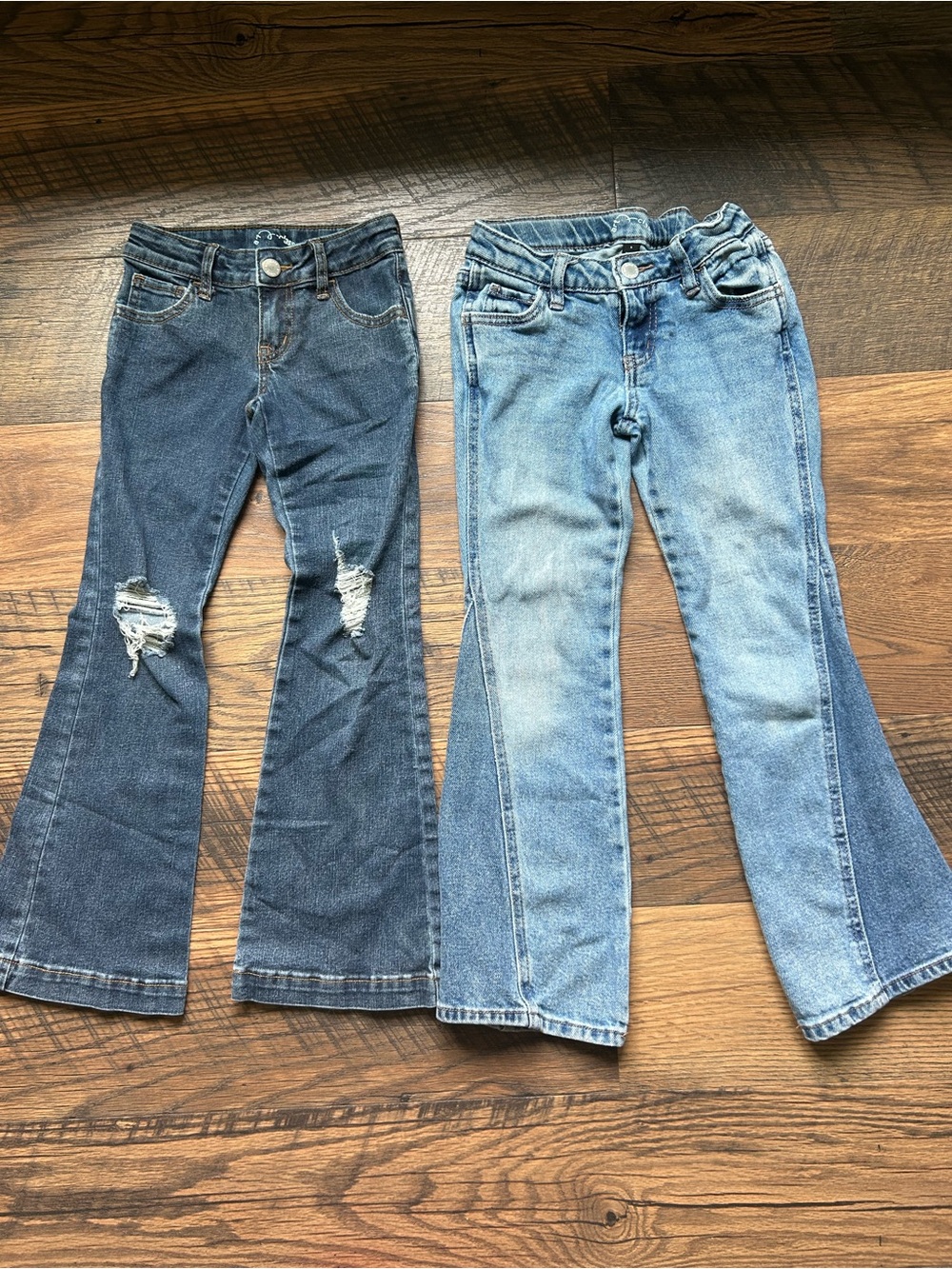 art class Girls' Flared Jeans Twin-Pack - Dark Blue & Light Blue